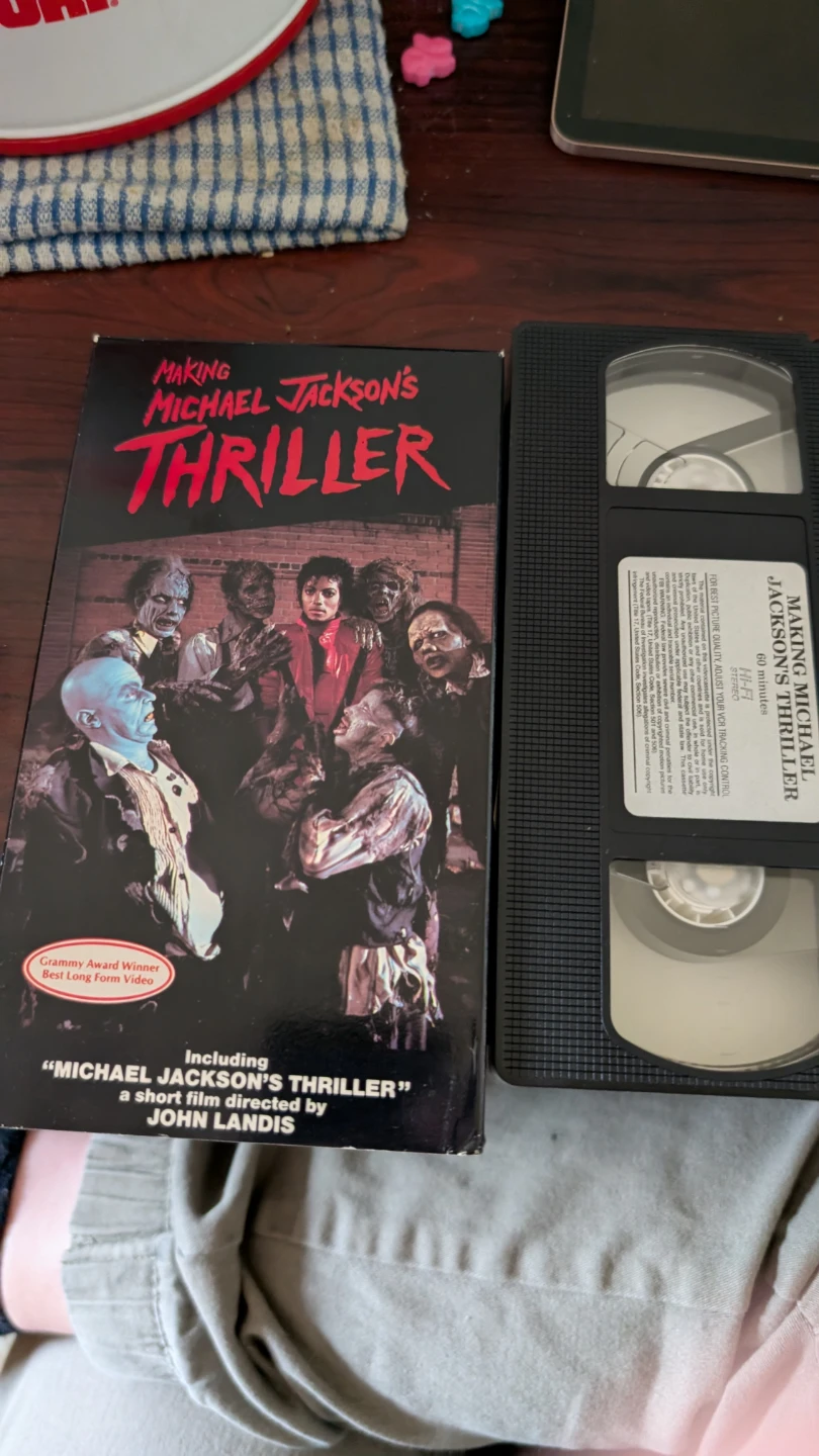 Michael Jackson's Thriller VHS Tape