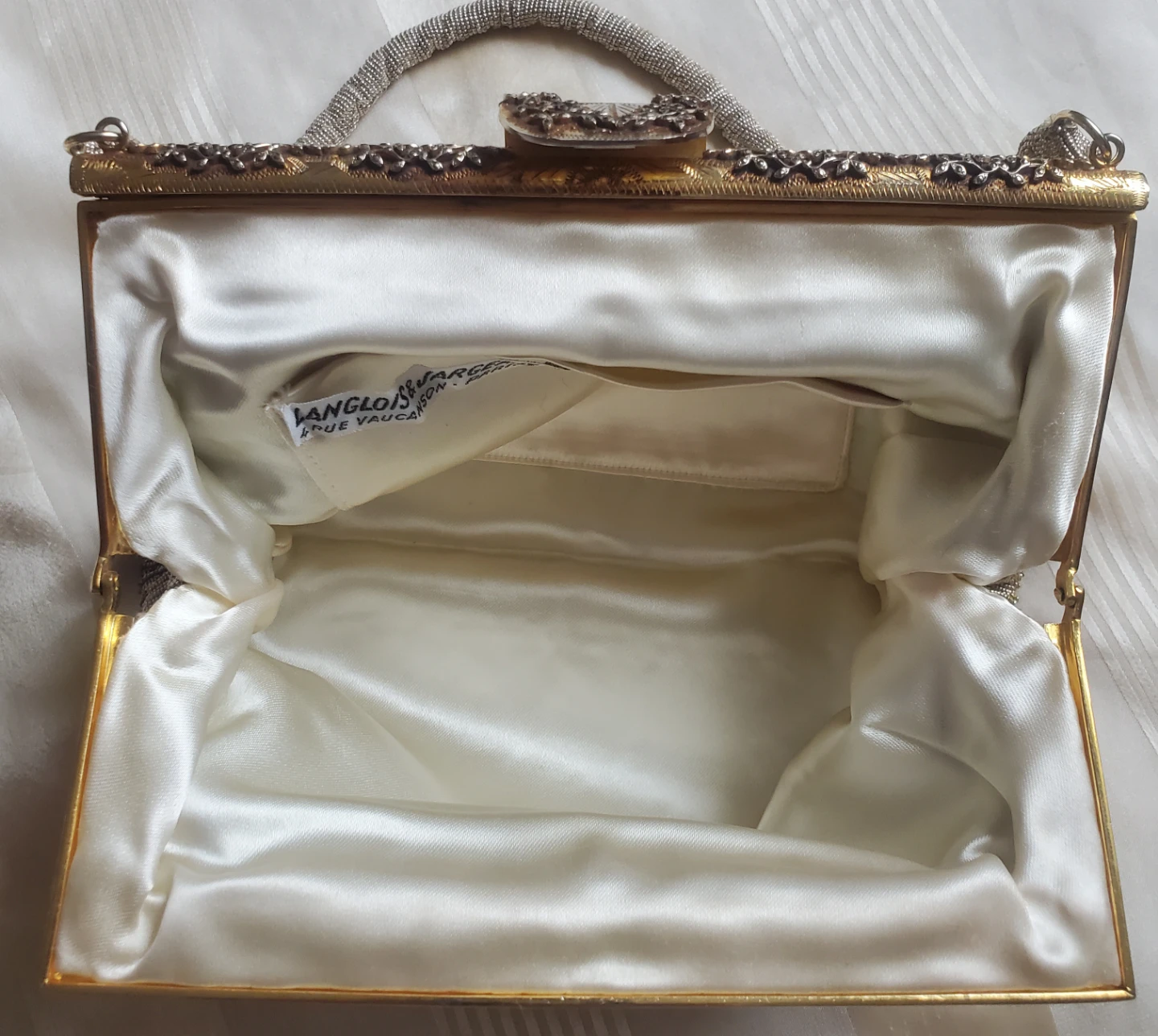 Vintage Beaded Handbag with Ornate Clasp - photo 5
