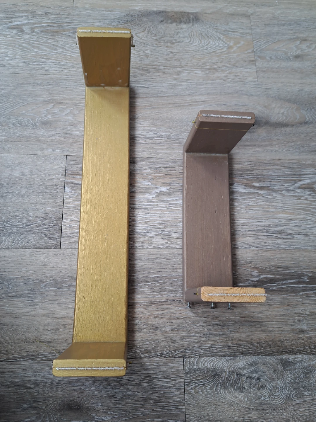 Set of 2 handmade wooden looms for beads, macrame.