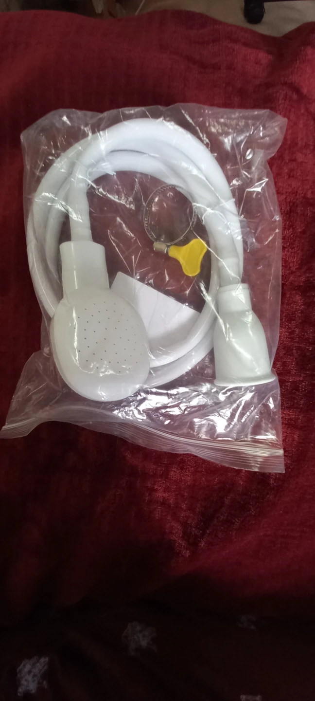 White Shower Head and Hose Kit - photo 2