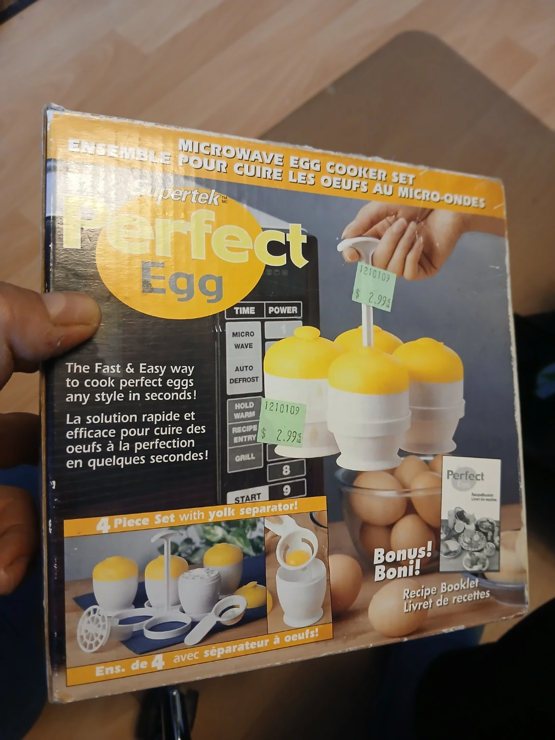 Supertek Perfect Egg Microwave Egg Cooker Set