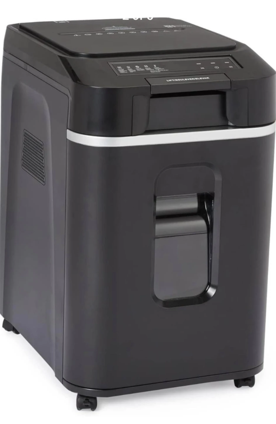 Amazon Basics 200-Sheet Auto Feed Paper Shredder - photo 2
