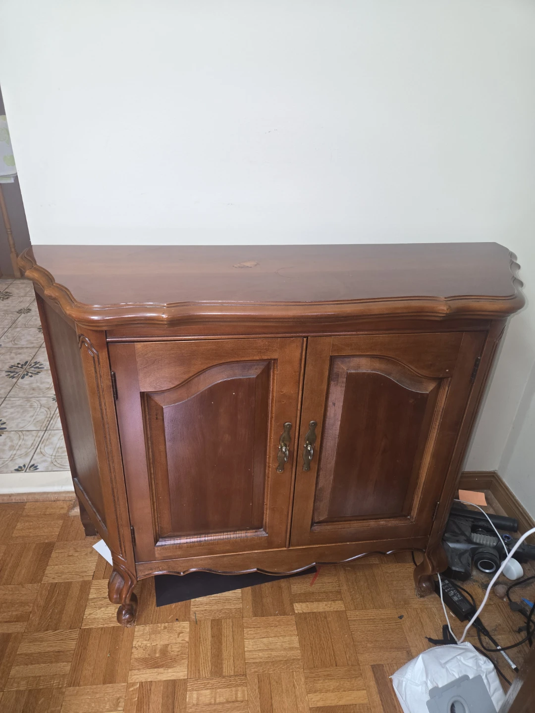 Wooden Cabinet with Two Doors