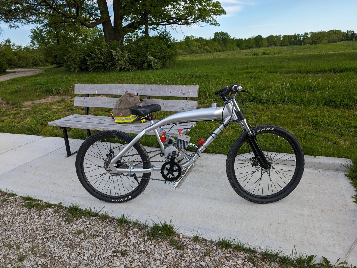 2 stroke motorized bicycle