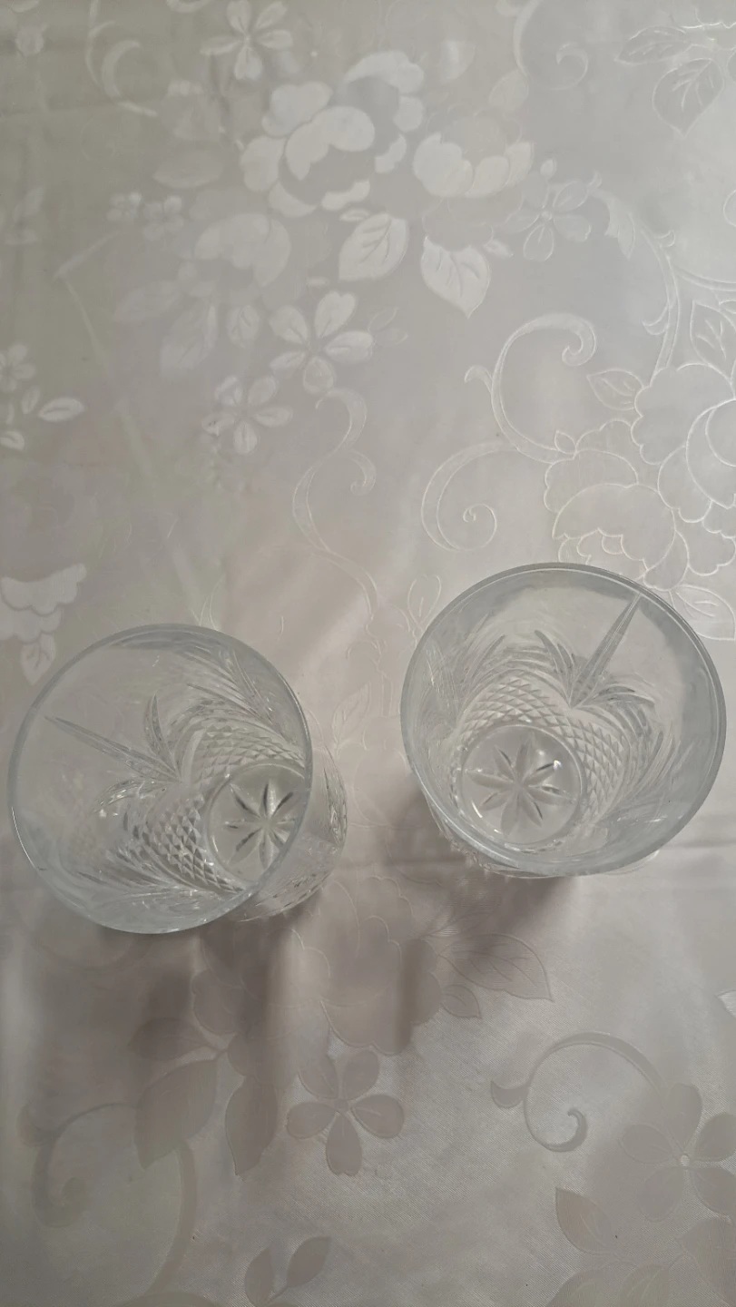 Set of 2 Cut Crystal Glasses - photo 2