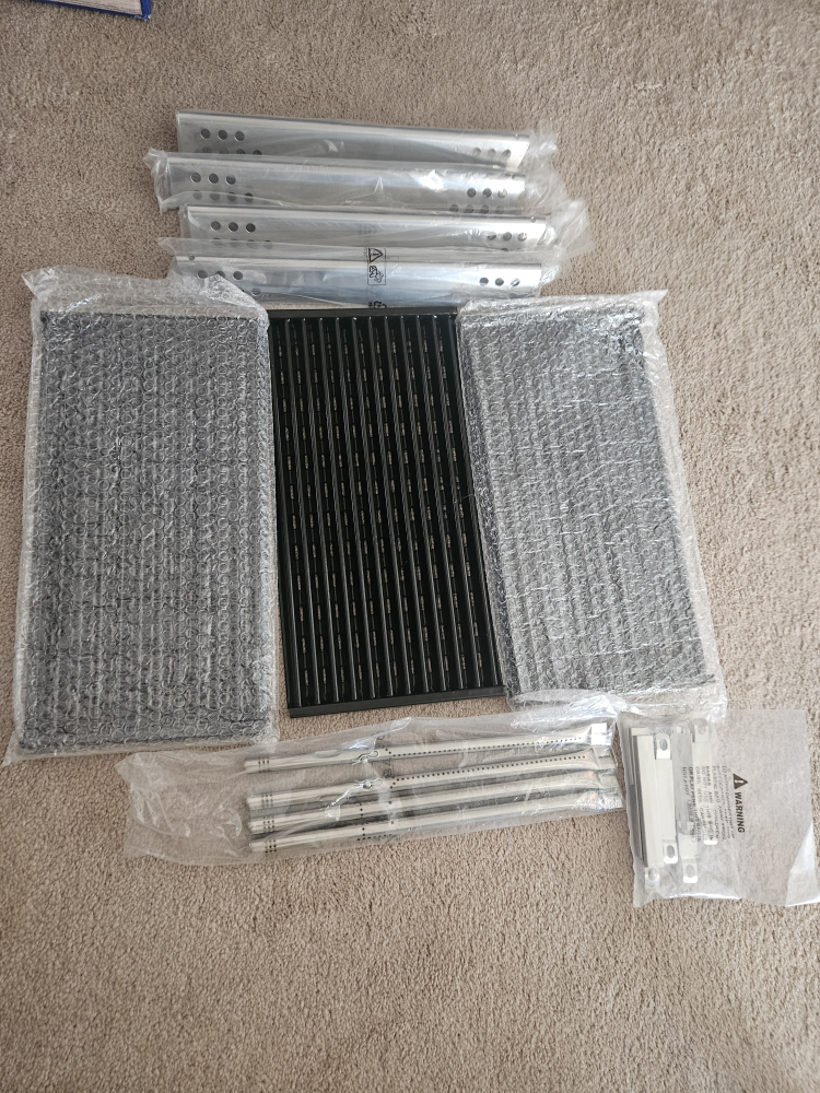Grill Burner Tube and Heat Plate Replacement Kit
