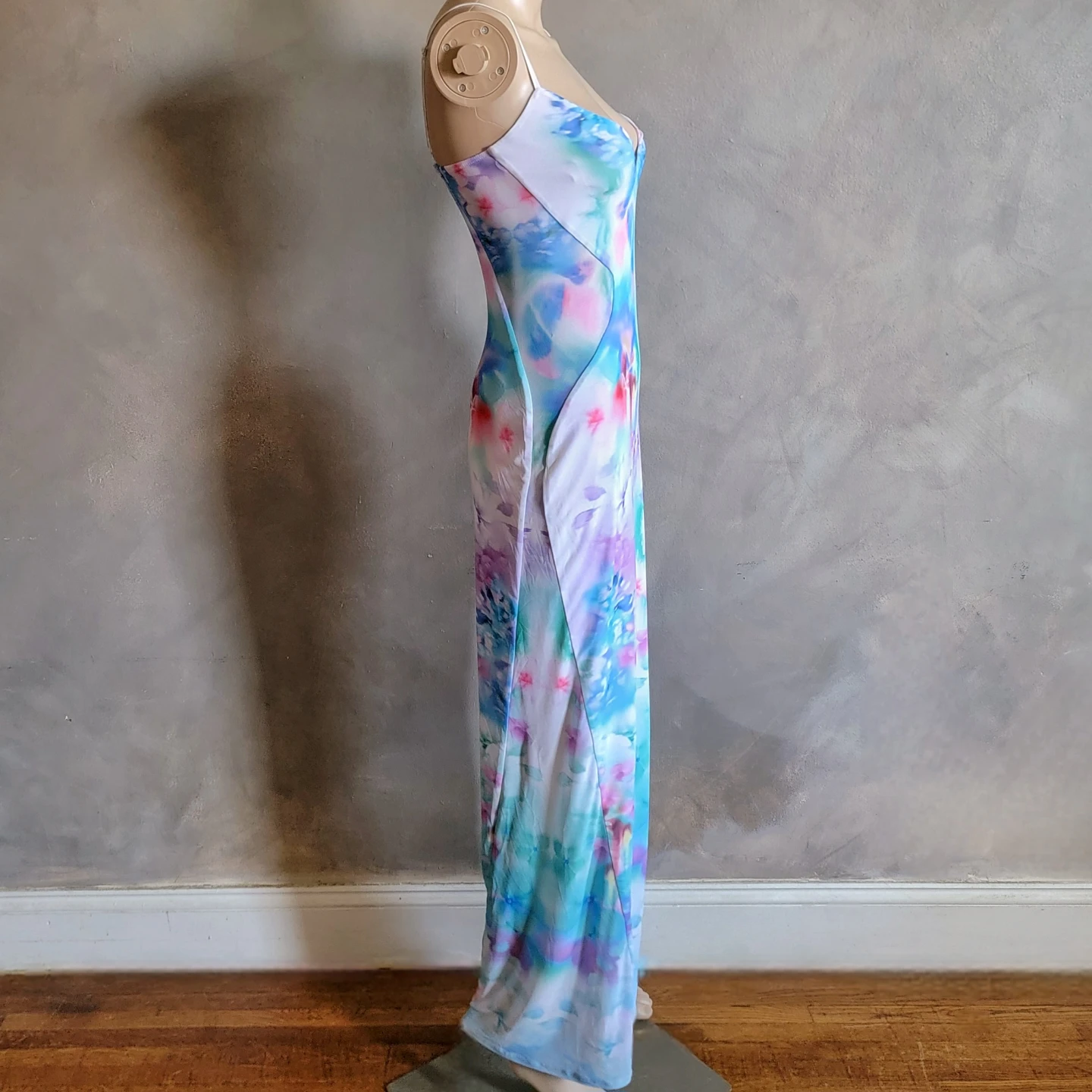 AFRM Alyson Mesh Panel Bodycon Maxi Dress NWOT - photo 3