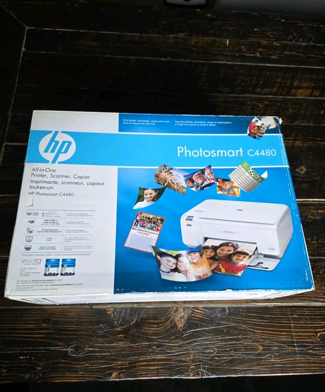 HP Photosmart C4480 All-in-One Printer, Scanner, Copier