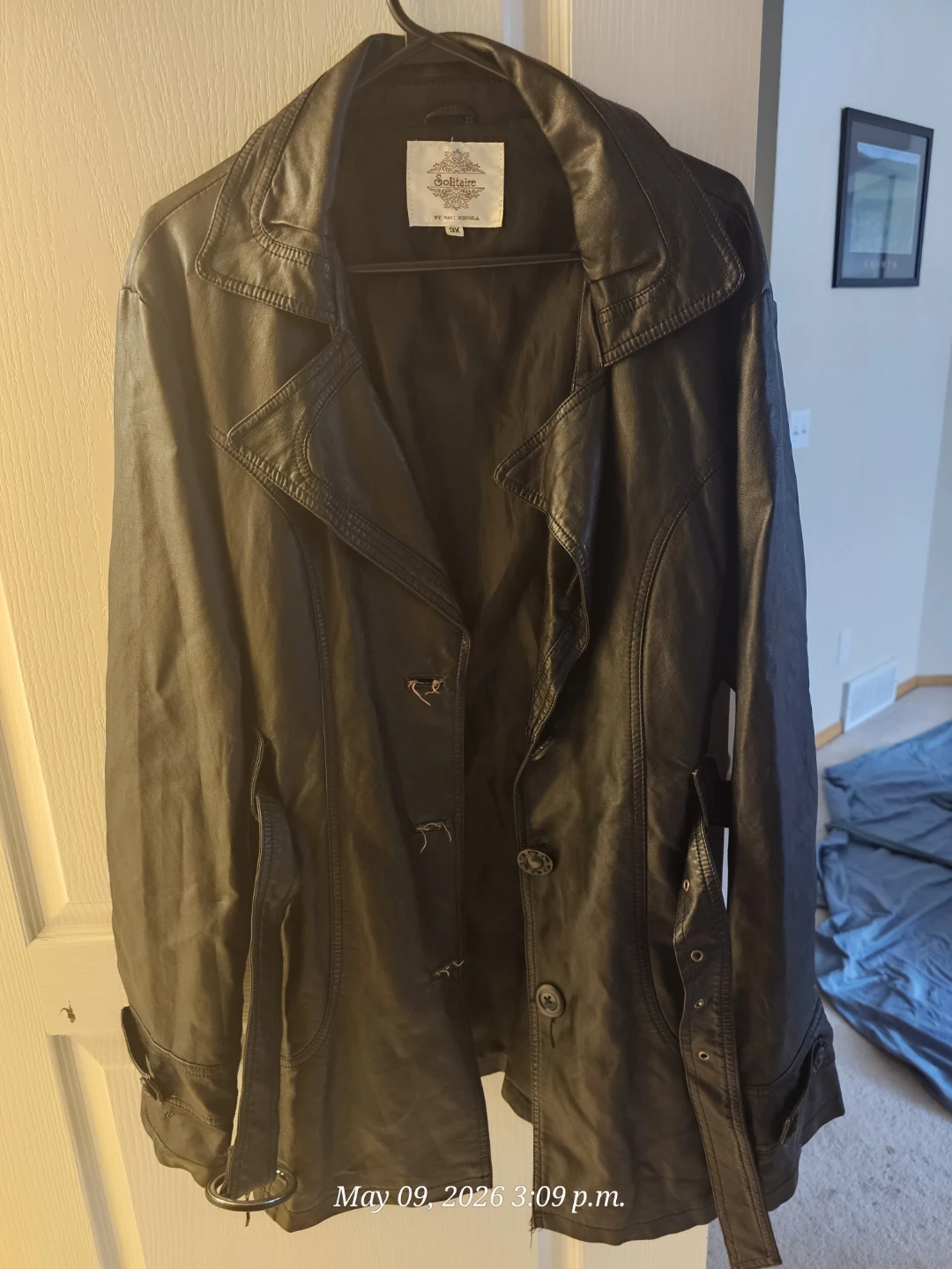 3/4 3X Leather Jacket
