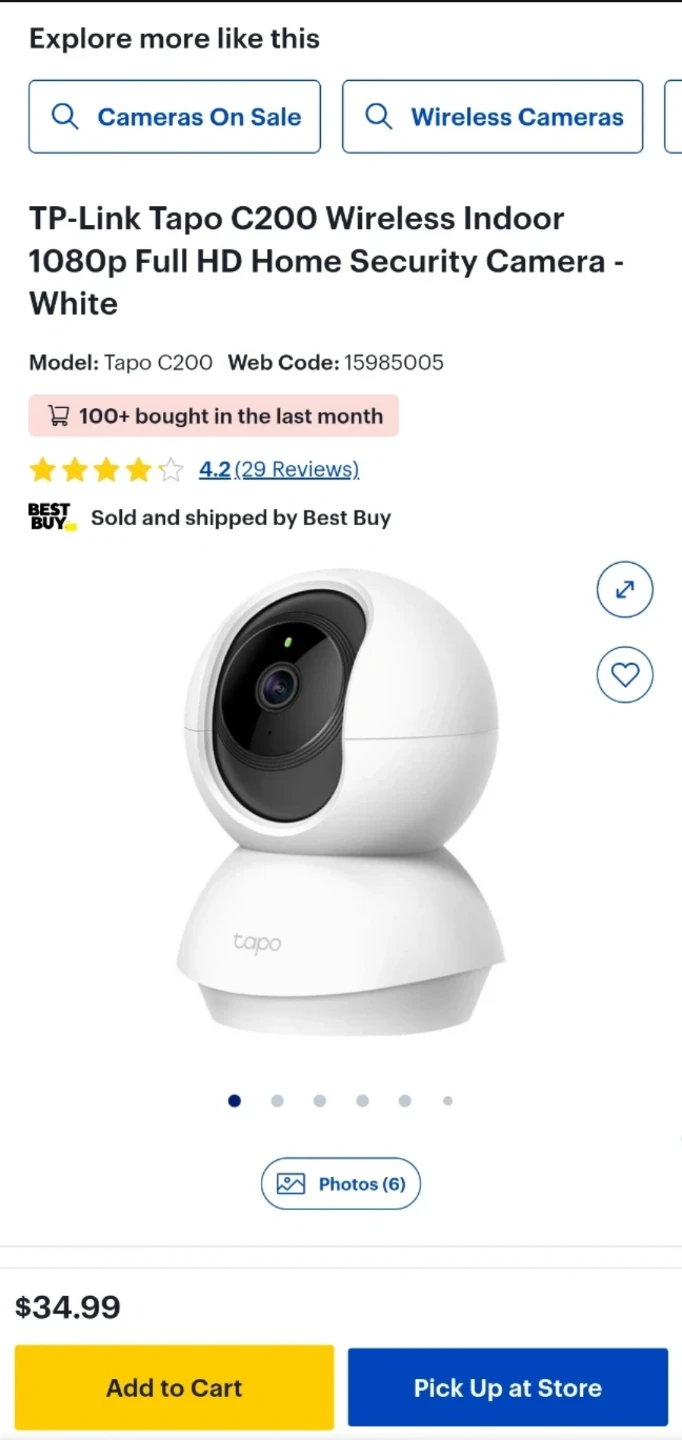 TP-Link Tapo security camera - photo 2