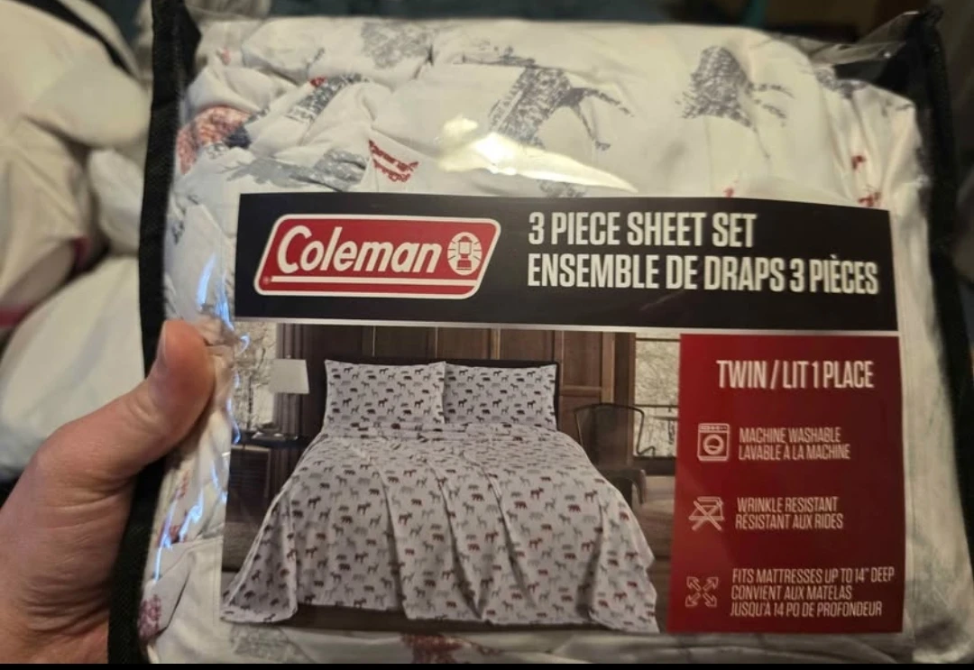 Coleman 3 Piece Sheet Set Twin