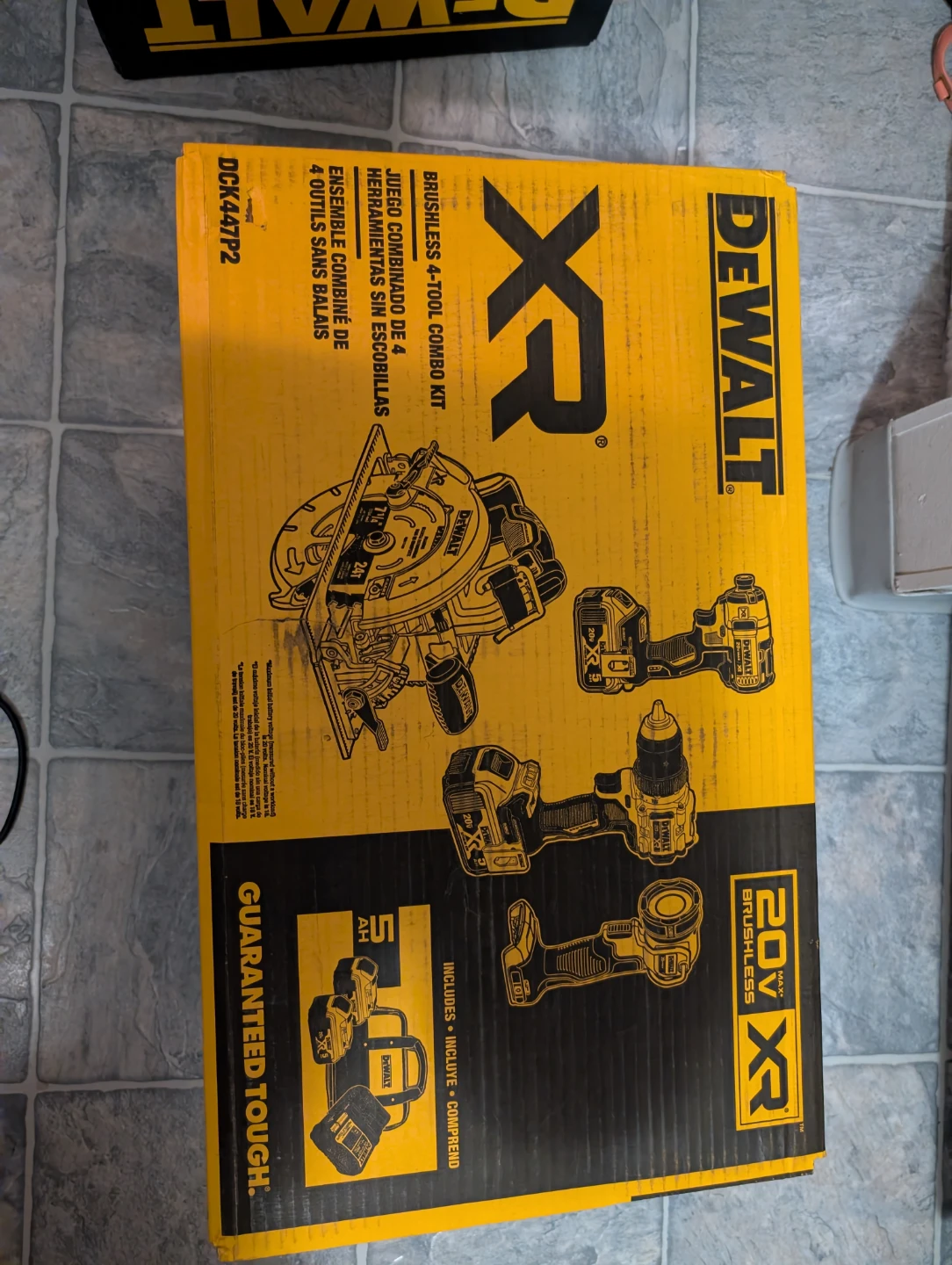 DEWALT XR Brushless 4-Tool Combo Kit DCK447P2