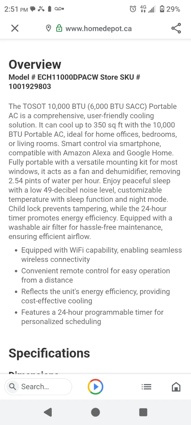 Tosot 10000 BTU Portable Air Conditioner with WiFi 🌱 - photo 2