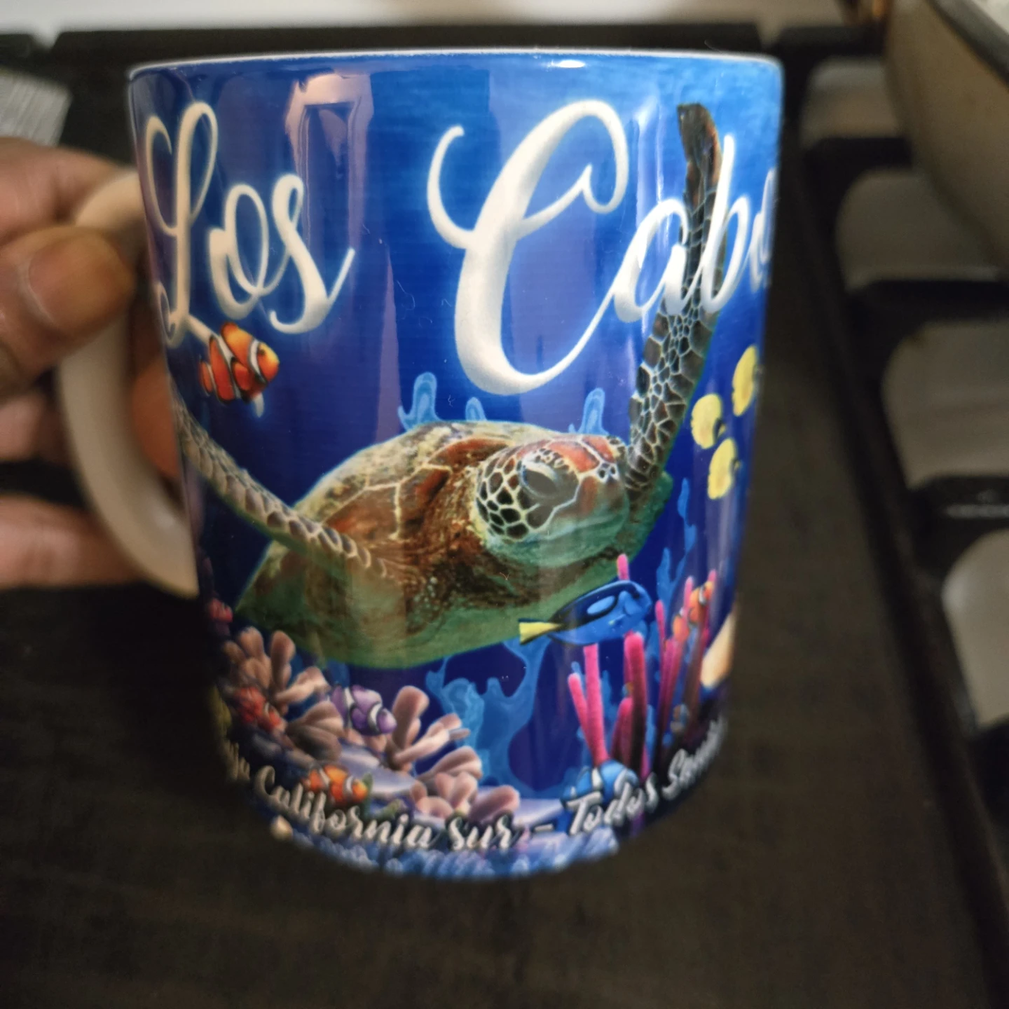* FREE * Los Cabos Coffee Mug with Clownfish and Sea Turtle - photo 2