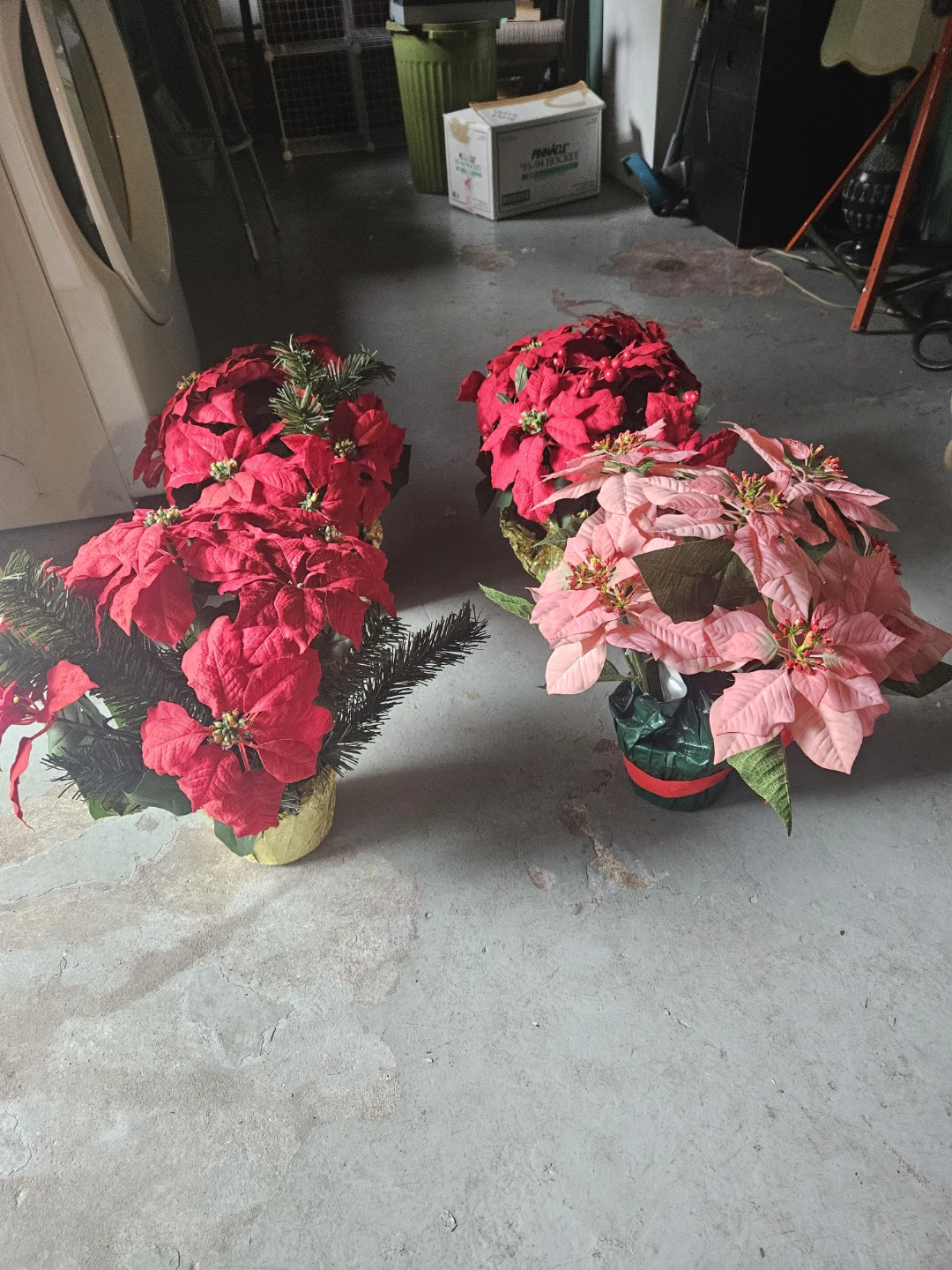Artificial Poinsettia Plants - photo 5