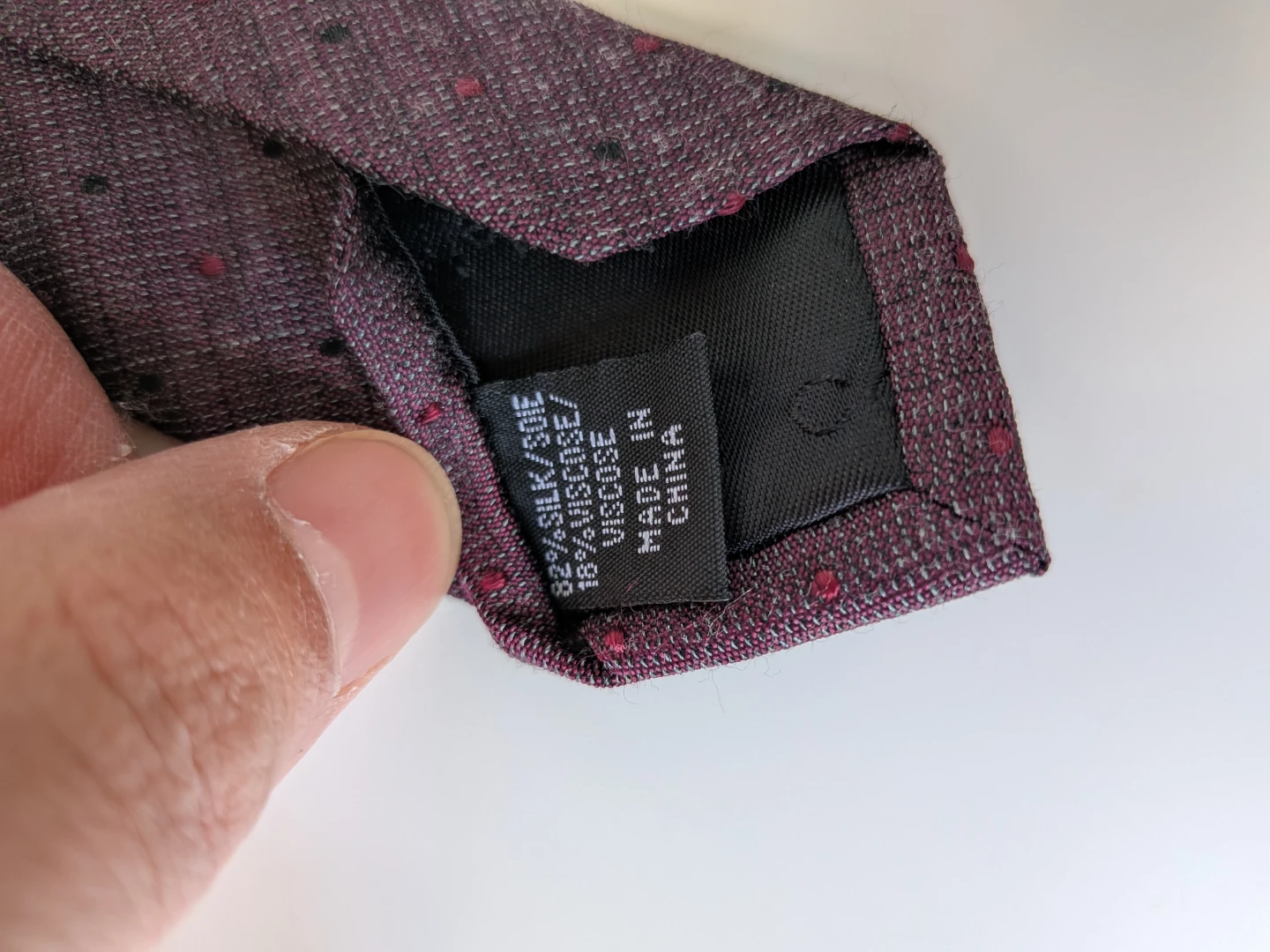 Calkin Klein Purple Polka Dot Necktie - photo 2