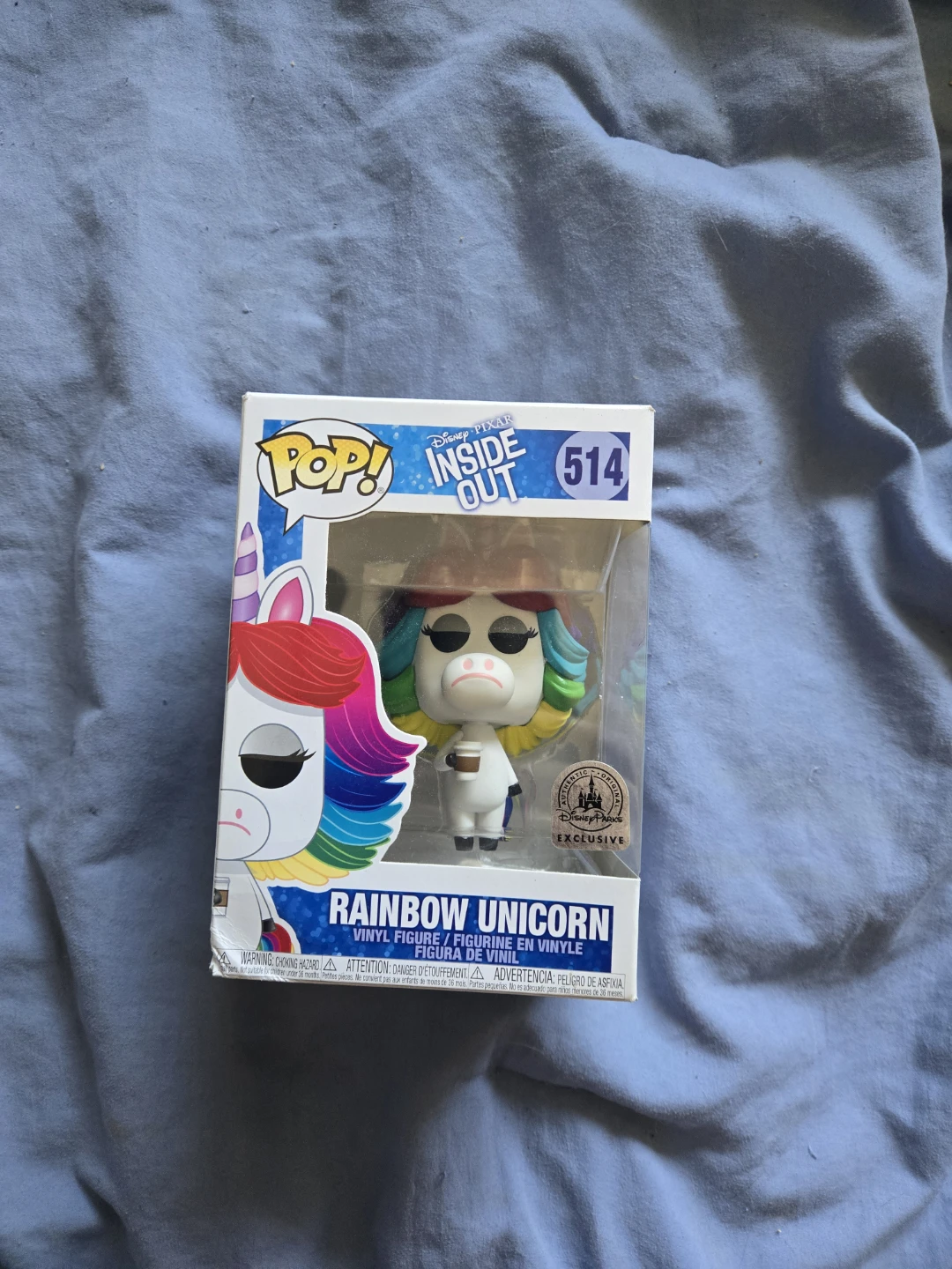 Inside Out Rainbow Unicorn Pop Figure