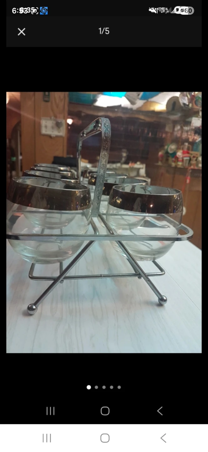Set of 8 Vintage Roly Poly Cocktail Glasses - photo 4