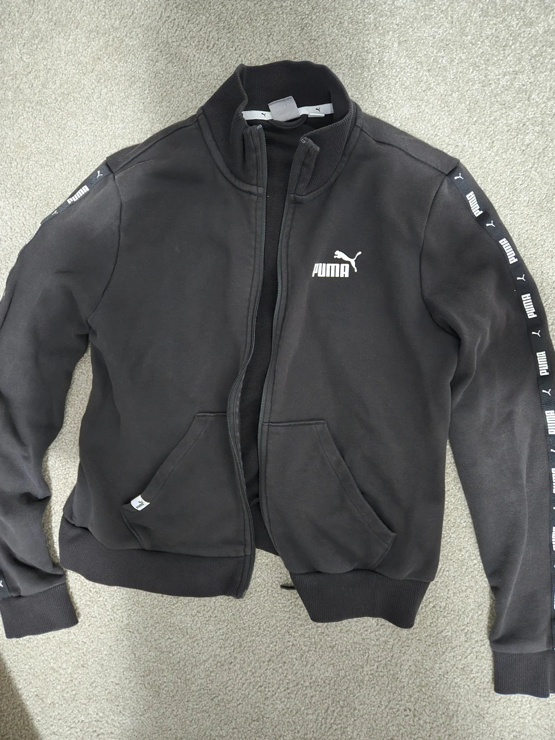 XS Puma Black Track sweater