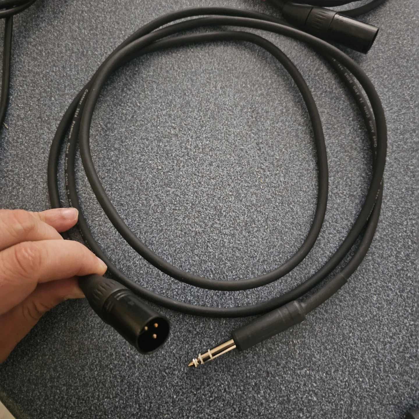 Xlr to 3/4 ich , midi to midi and 3/4 inch to 3/4 inch  Cables - photo 4