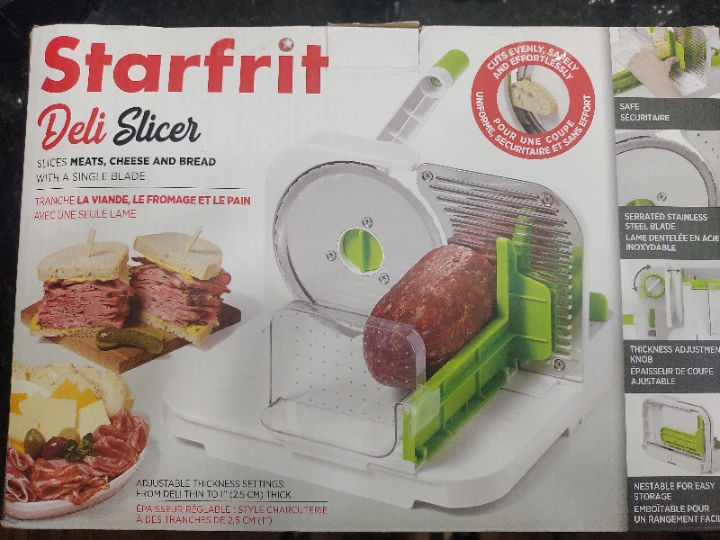 Starfrit Deli Slicer - Slices Meats, Cheese and Bread - photo 2