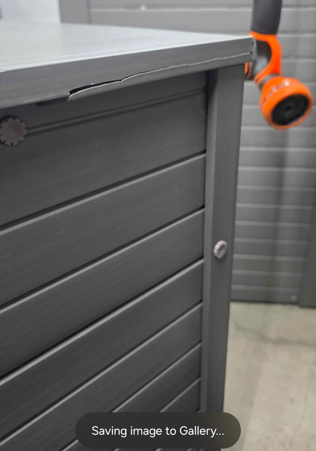 Grey Storage Box with Sliding Doors - photo 3