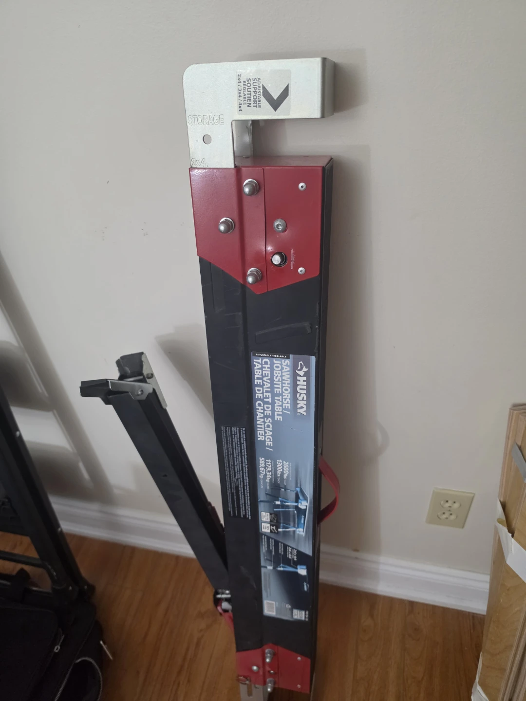 Husky Sawhorse Jobsite Table