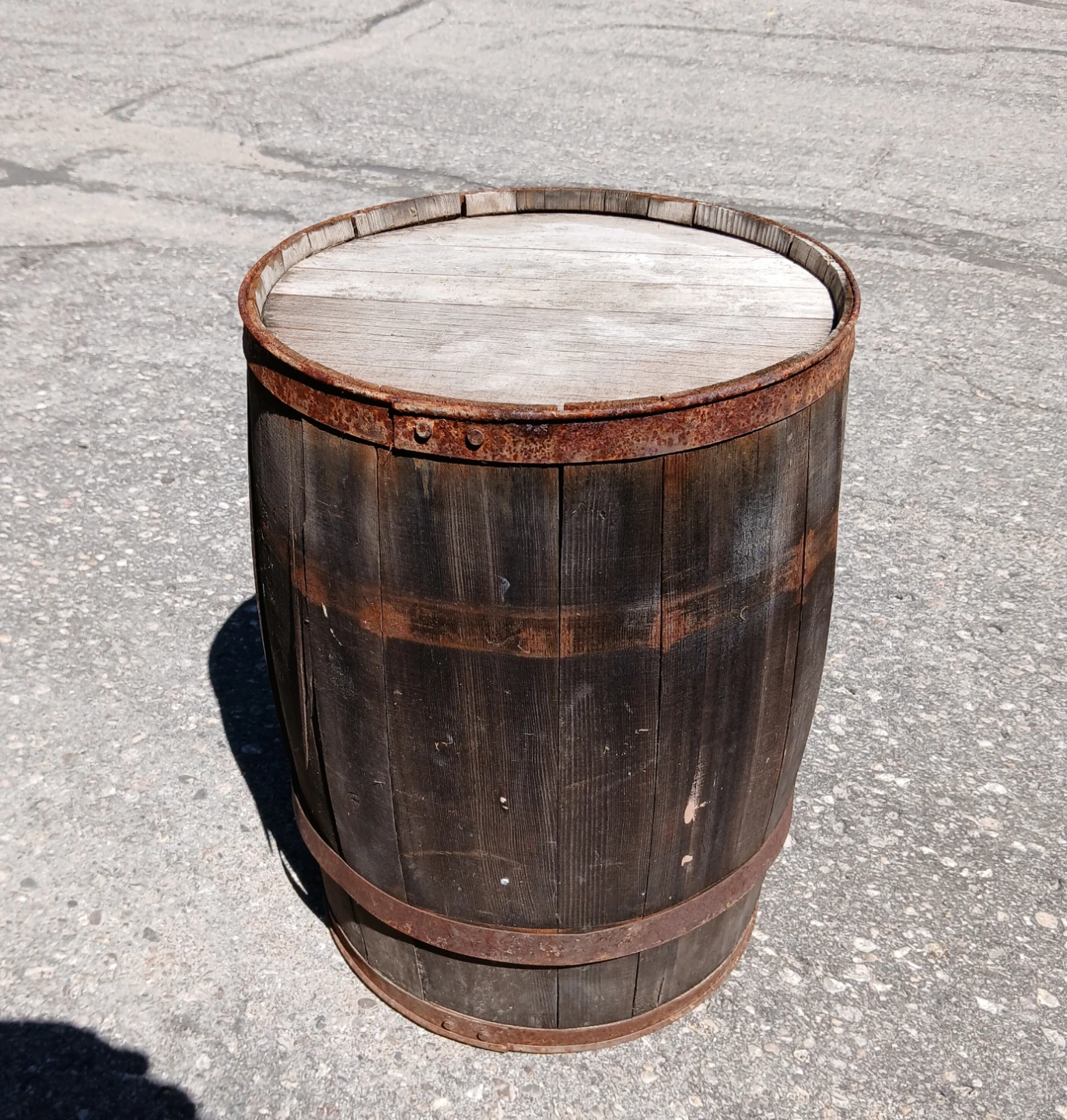 Small Wooden Barrel