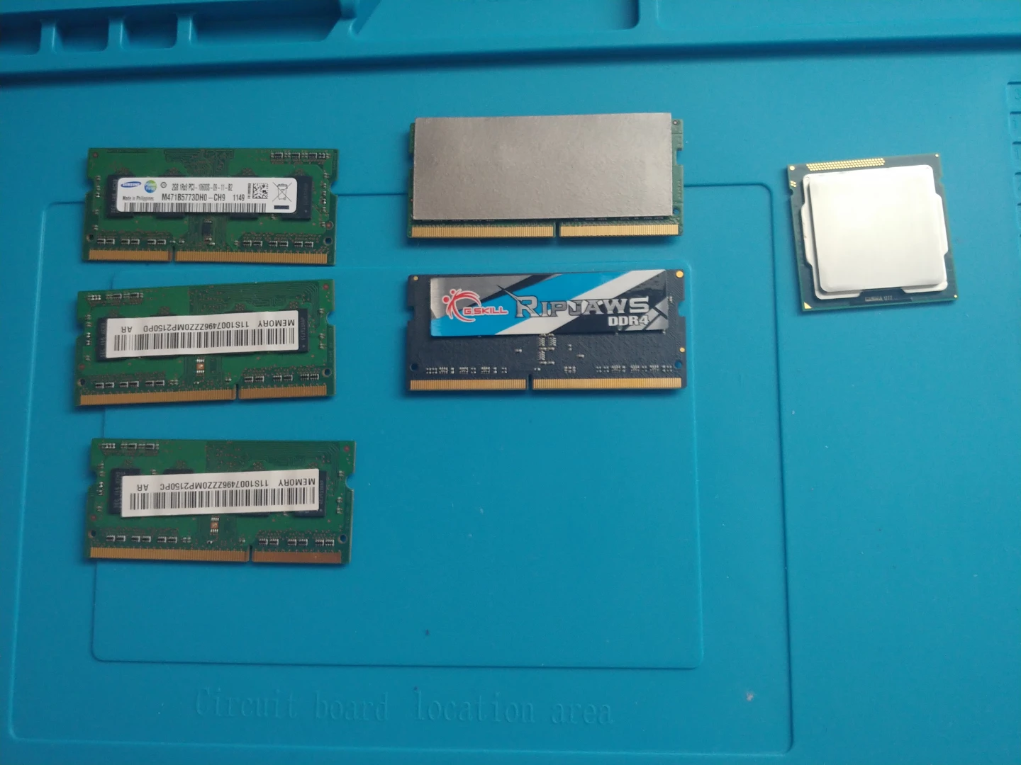 DDR 3 and 4 sodimm ram + Intel i5-2310 CPU