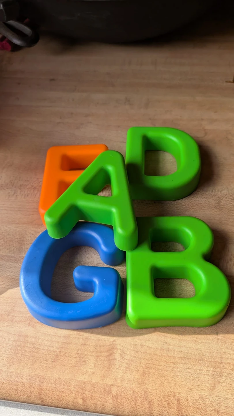 Plastic Alphabet Set