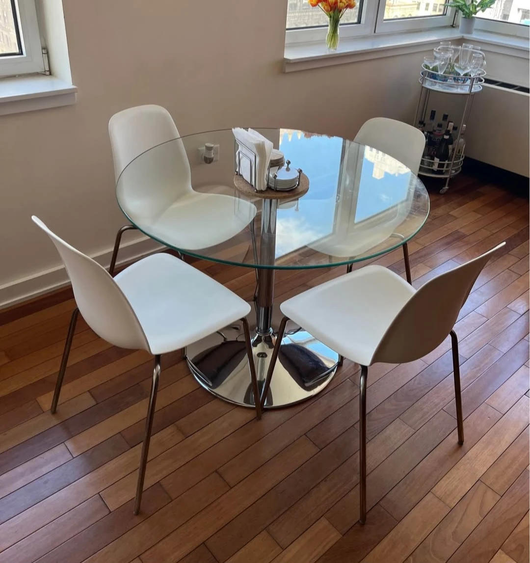 Glass Top Dining Table only