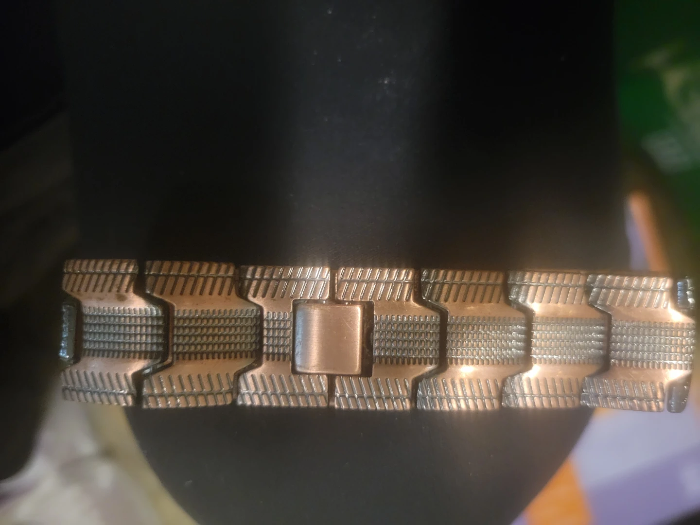 Copper Tone Link Bracelet