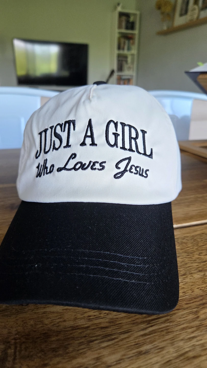 Christian "Just A Girl Who Loves Jesus"  Hat – Unisex *new - photo 4