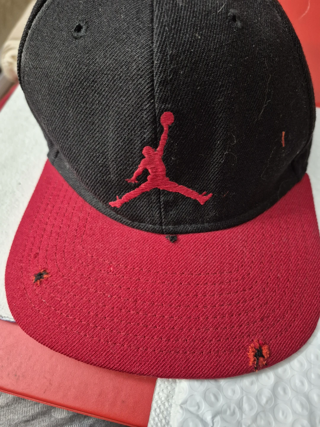 Jordan Baseball Cap - Black and Red - photo 2