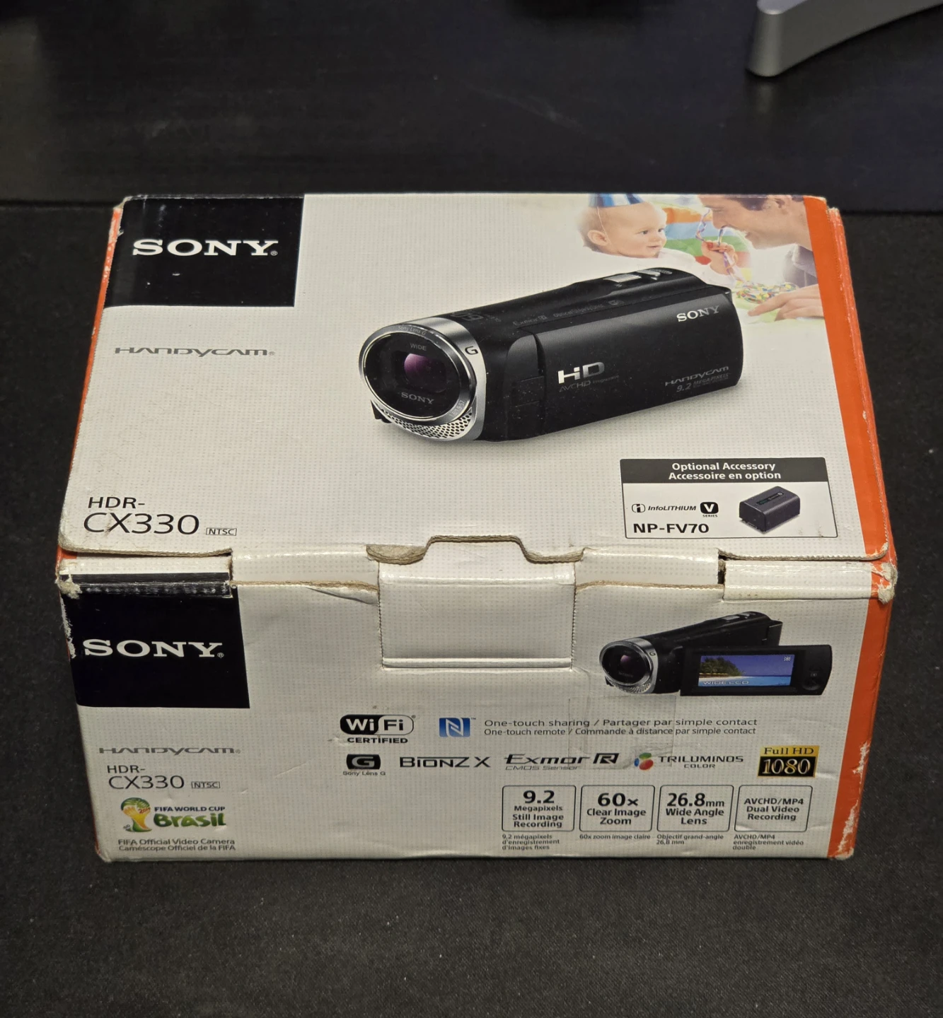 Sony Handycam HDR-CX330 HD Camcorder - Boxed with Accessories