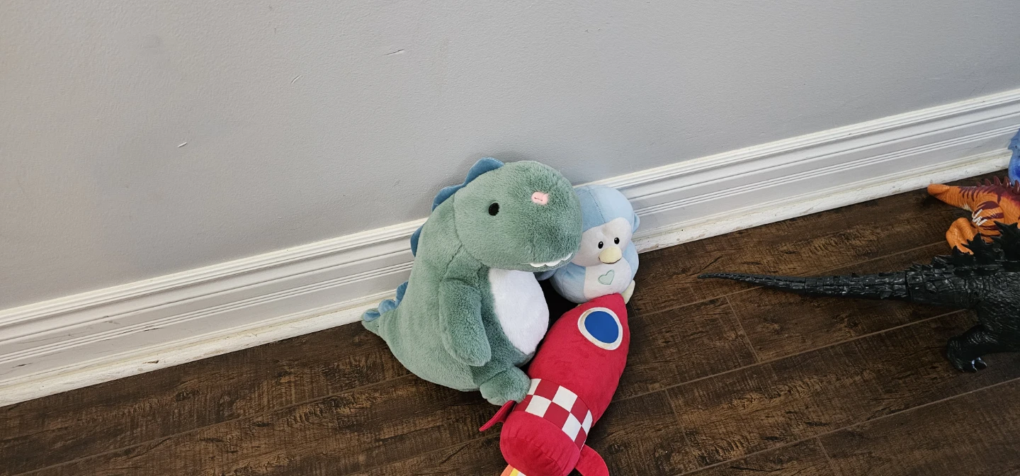 Plush Stuffed Animals - Dinosaur, Penguin, Rocket - photo 2