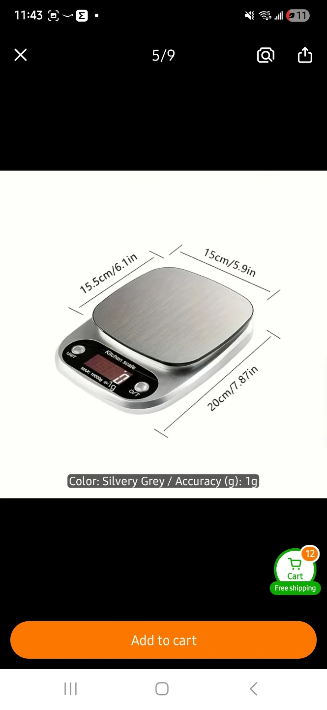 Digital Kitchen Scale - photo 4