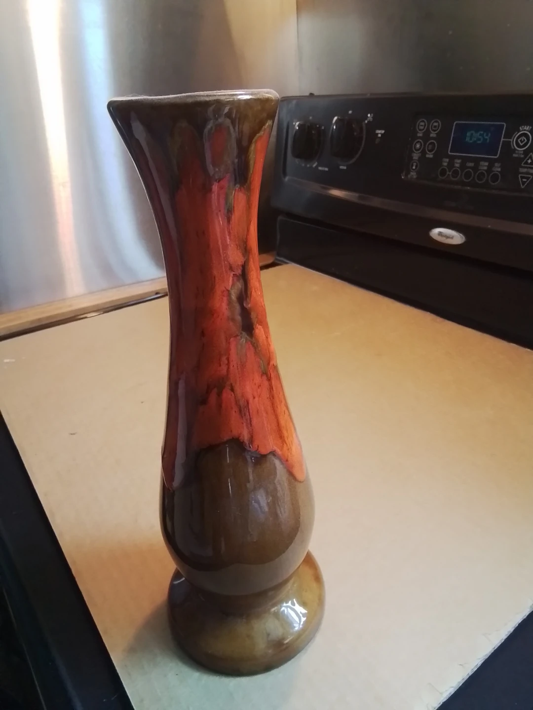 Rare 11" Bar Harbor Maine Pottery Vase - Signed