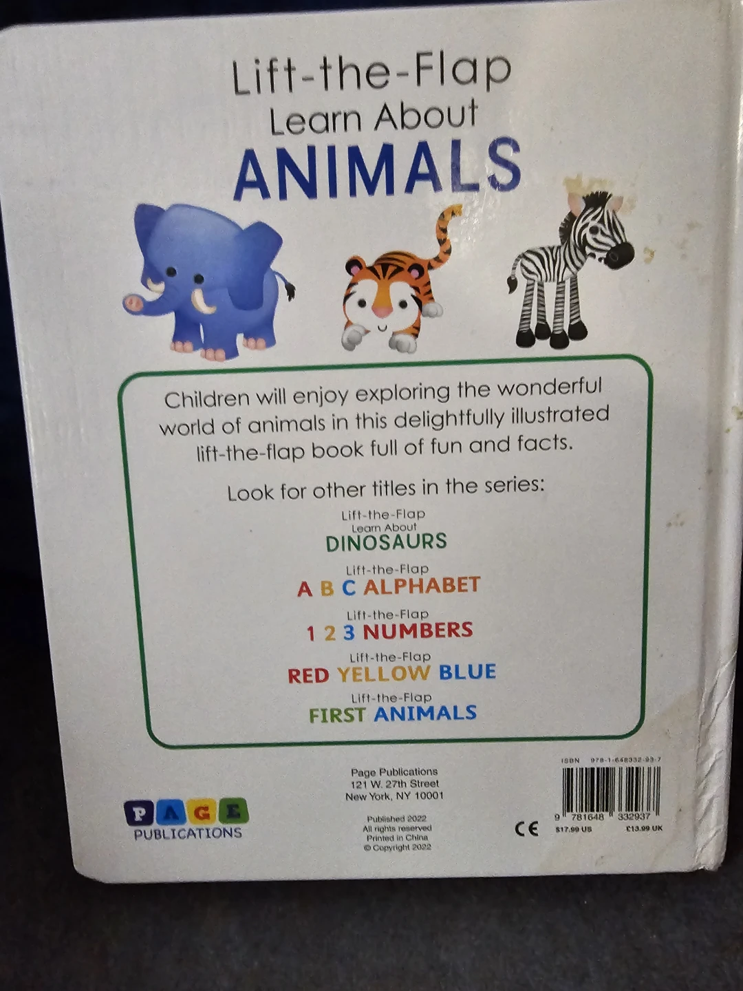 Lift-the-Flap Learn About Animals Board Book - photo 2