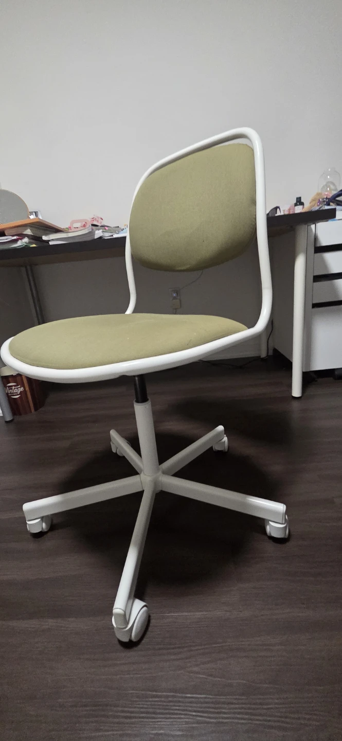 Ikea Desk Chair - Green and White