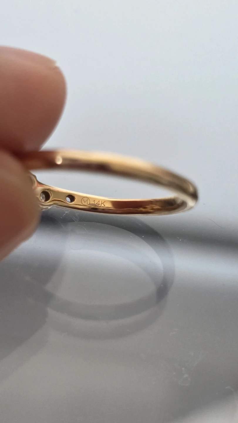 Mejuri 14K Yellow Gold Diamonds Cluster Ring - photo 2
