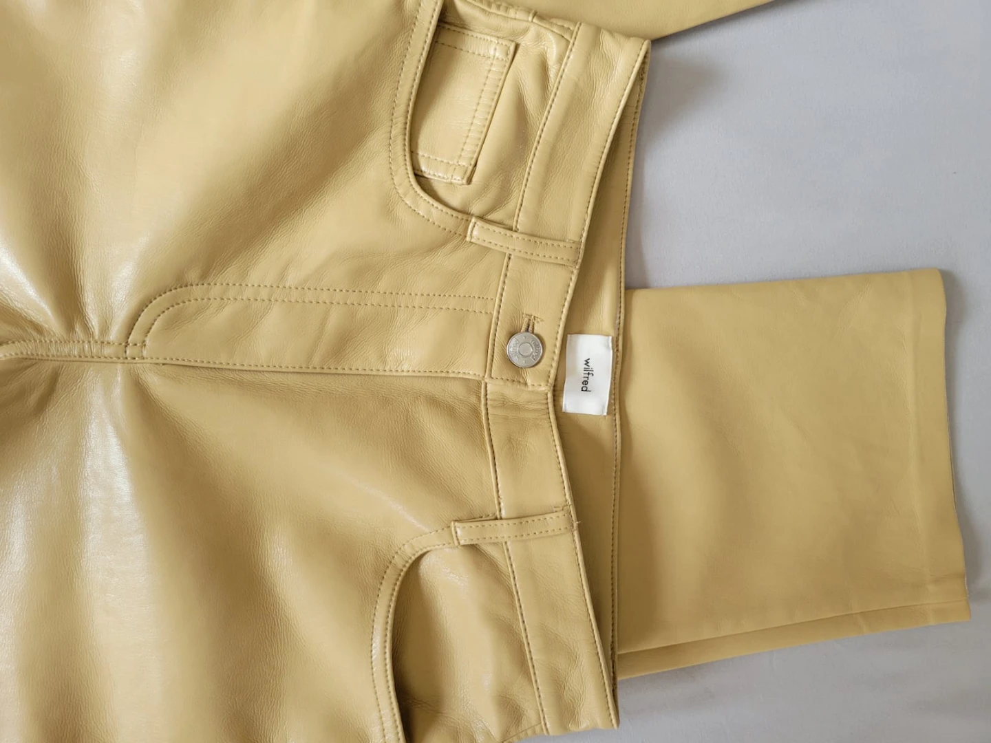 Wilfred Aritzia Vegan Leather pants - photo 3