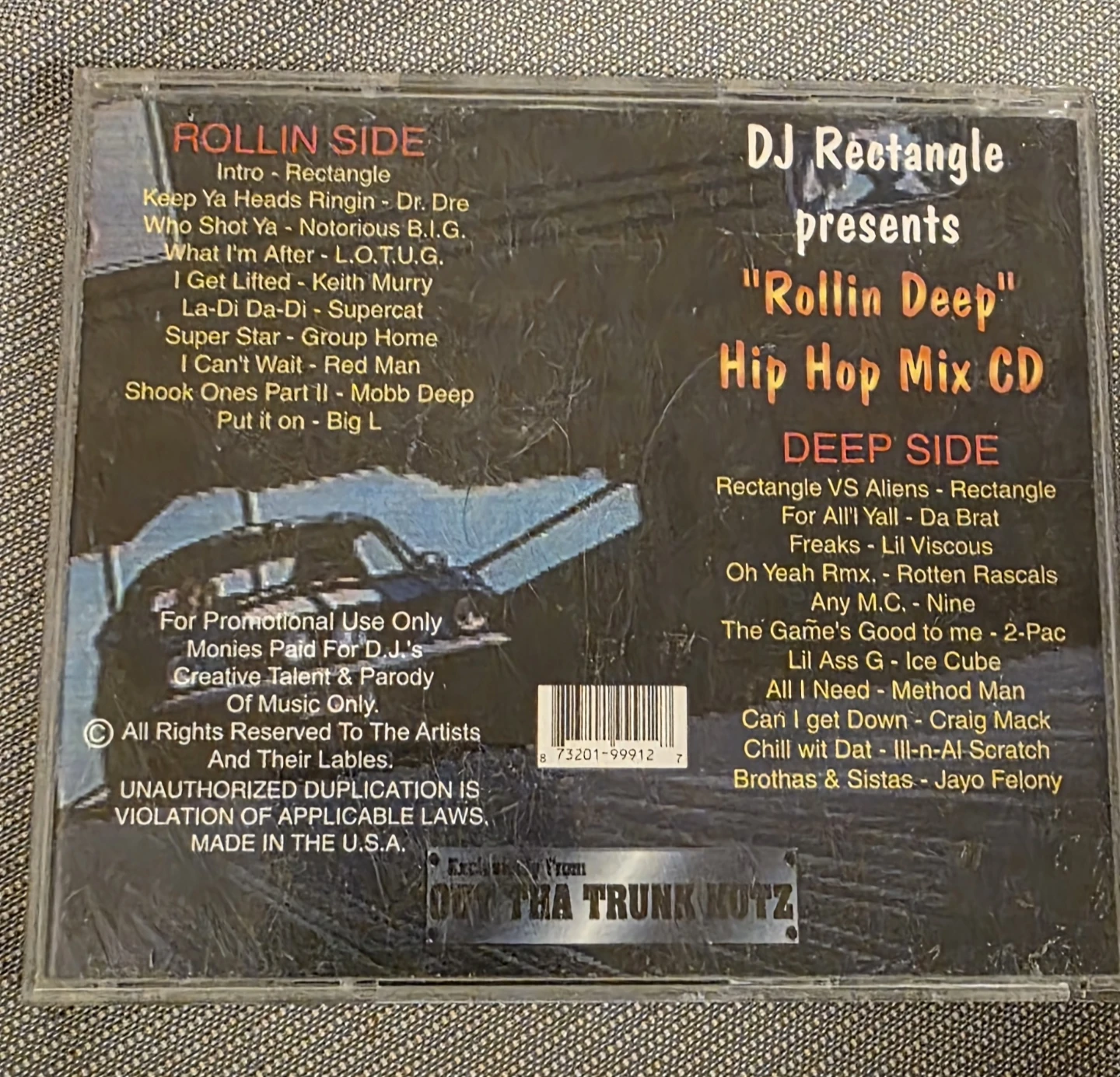 DJ Rectangle Rollin Deep Special Edition Hip Hop CD - photo 3