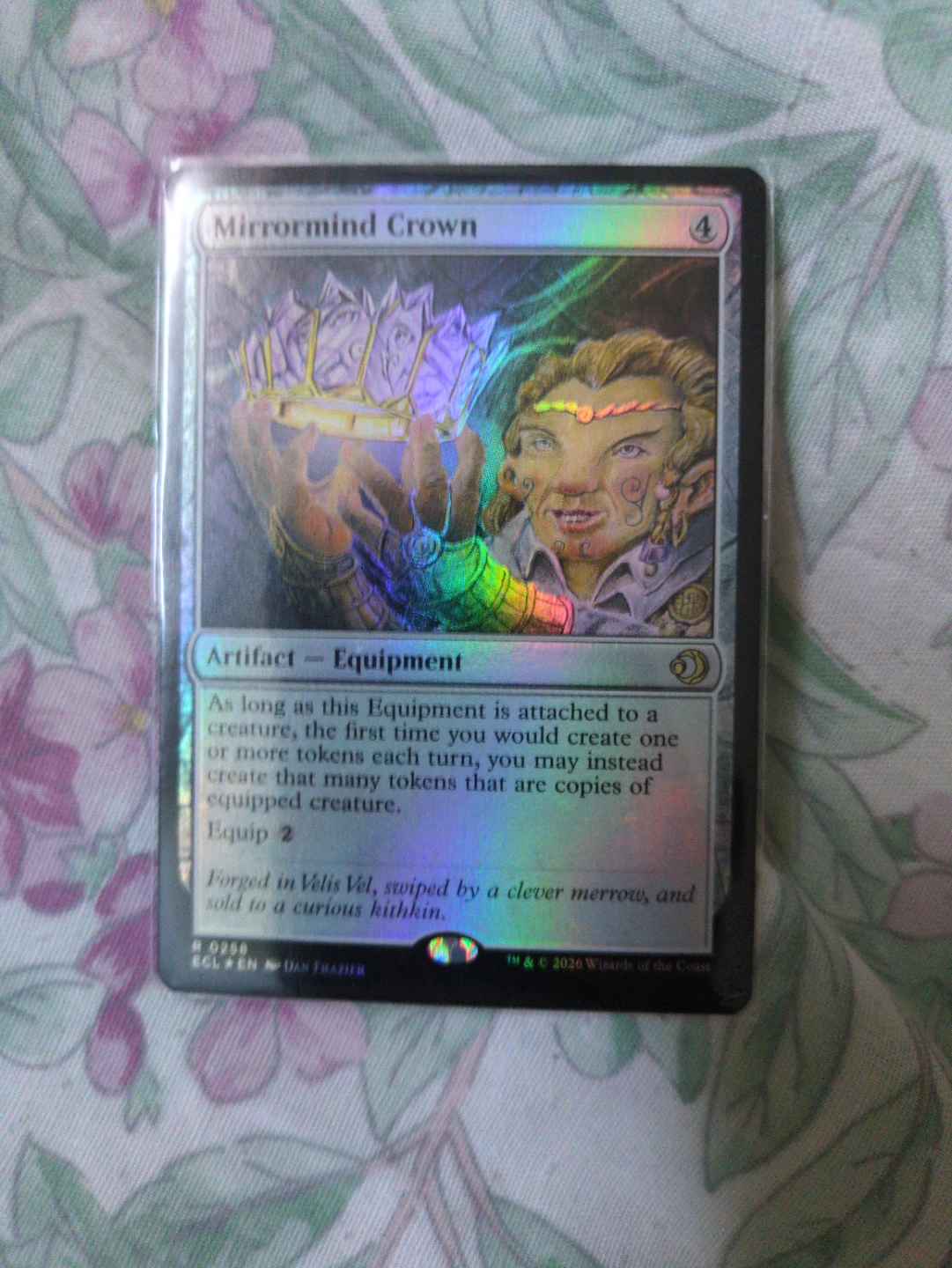 Magic The Gathering Mirrormind Crown Artifact Equipment Card