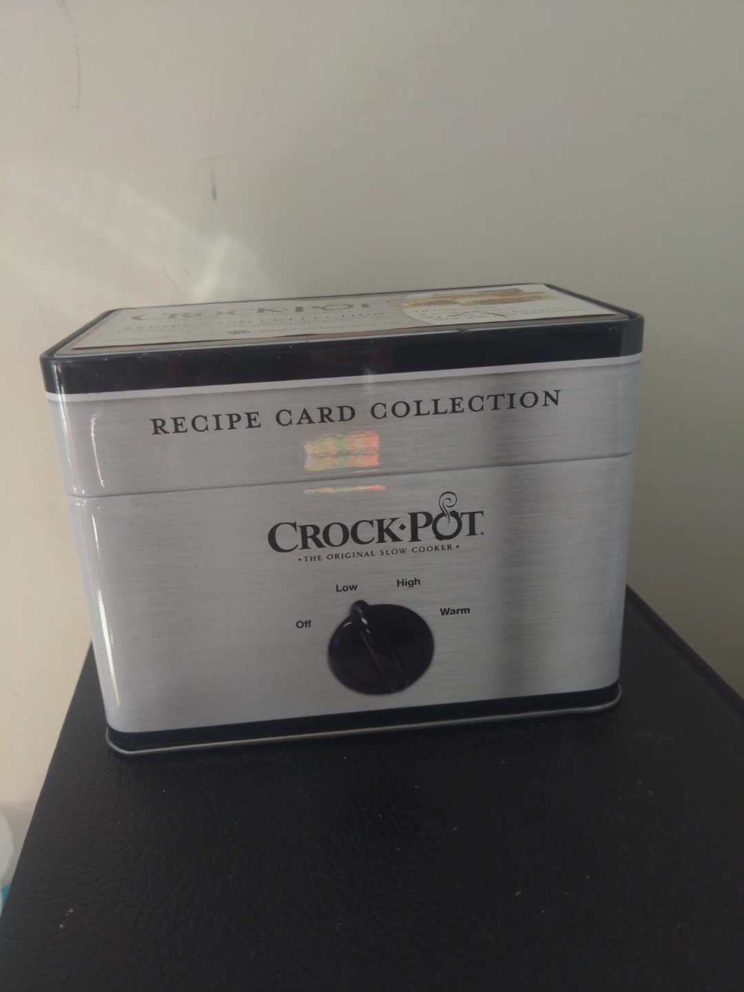 Crock-Pot Recipe Card Collection Tin