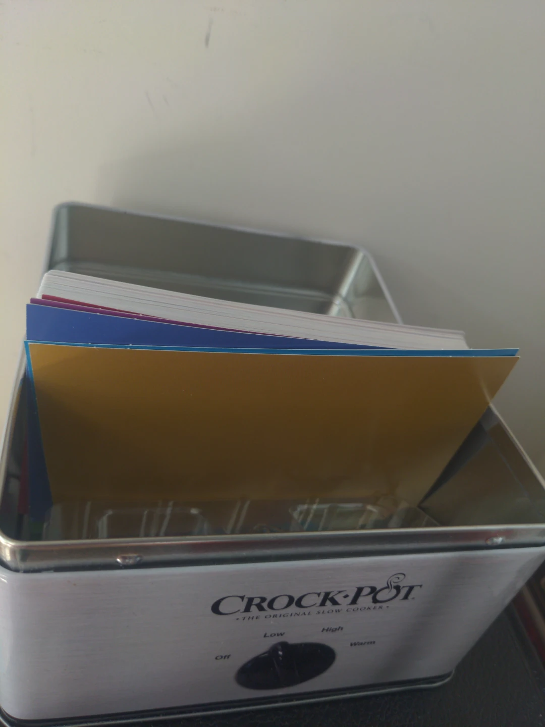 Crock-Pot Recipe Card Collection Tin - photo 2