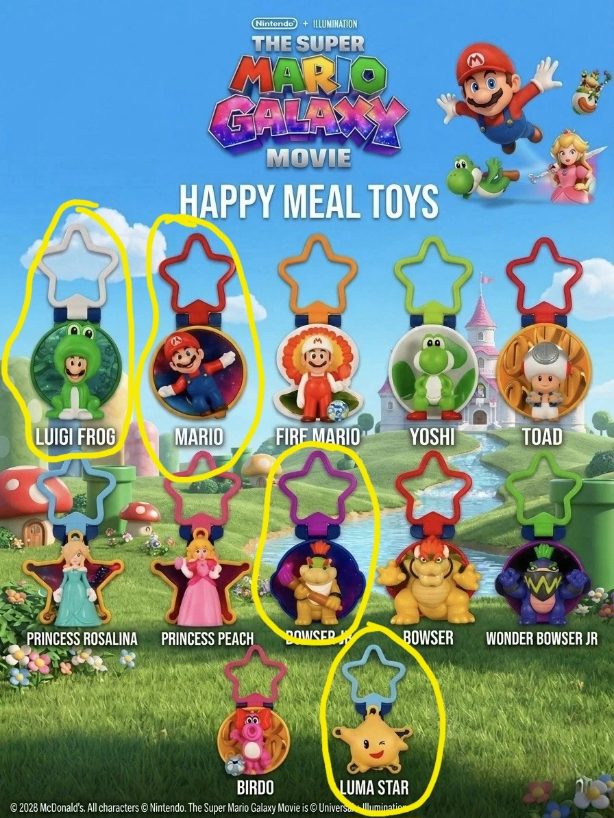 Mario Galaxy Princess Peach McDonald's Happy Meal Toy - photo 2