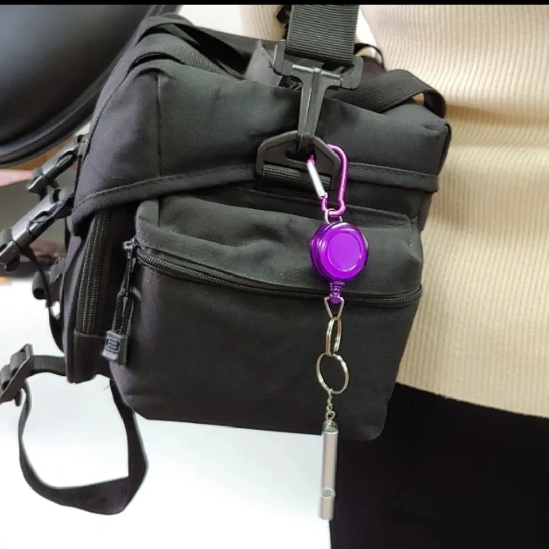 Retractable Badge Holder with Carabiner Clip - photo 2