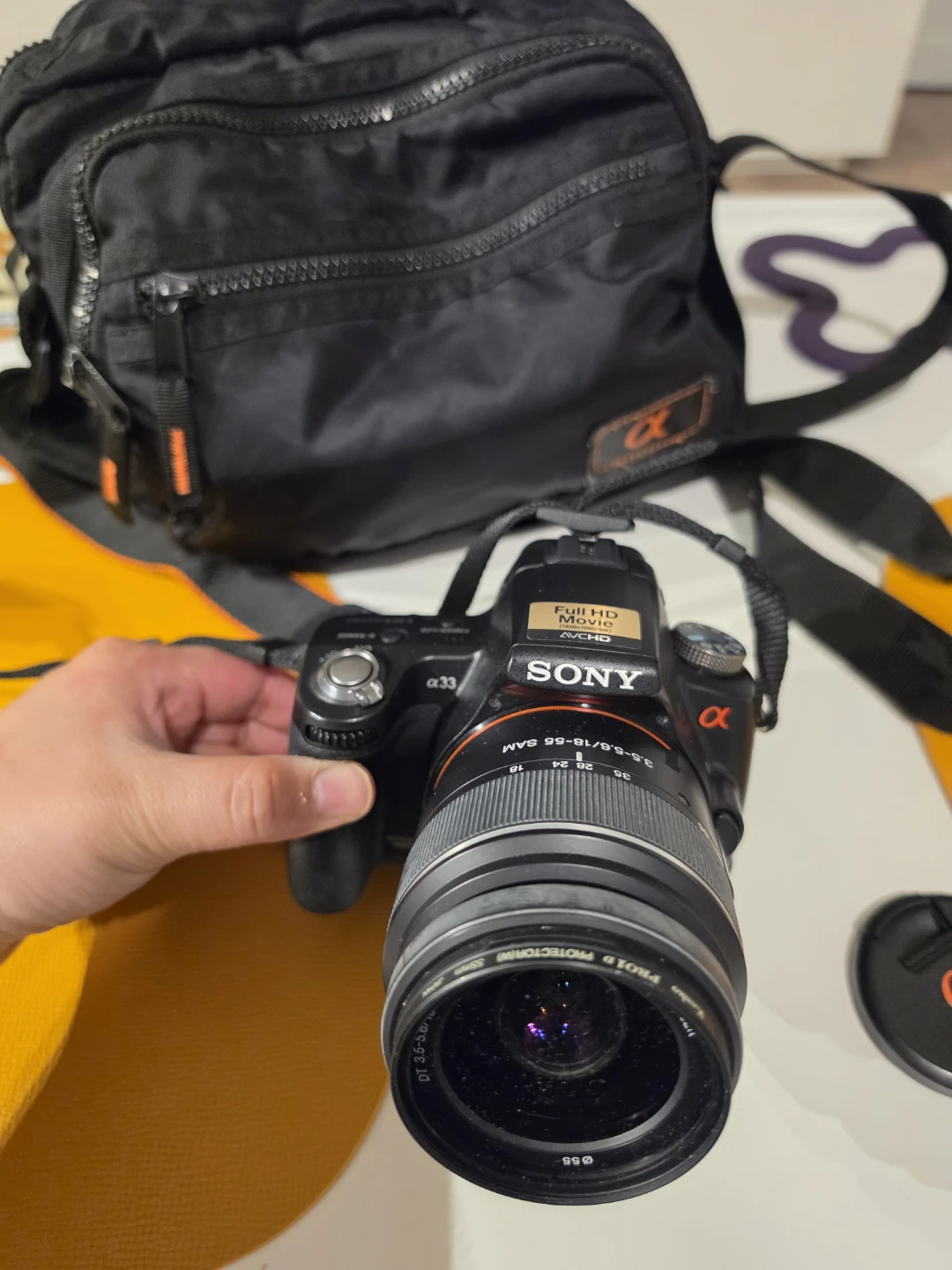 Sony Alpha a33 & a55 DSLR Camera with Lens