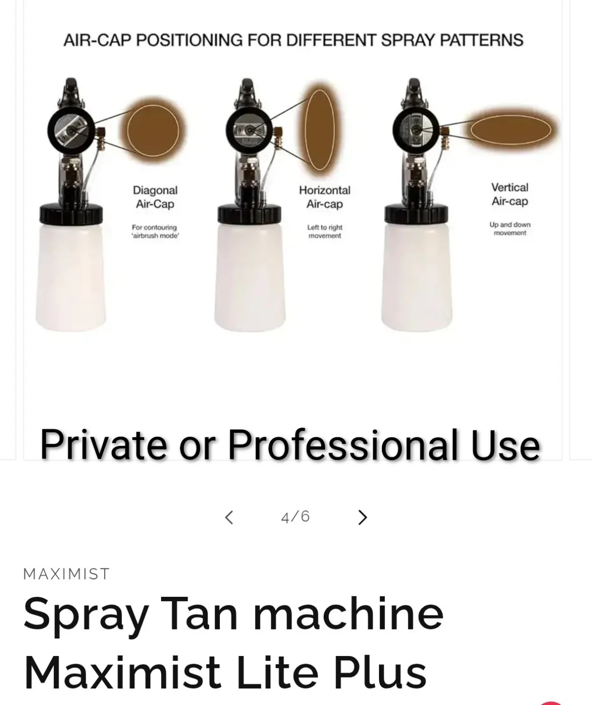 MaxiMist Lite Plus Tanning Airbrush Spray Tan Machine - photo 3